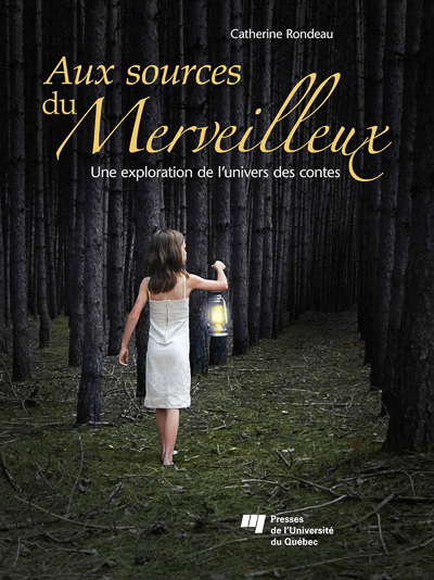 Couverture de livre montrant une enfant qui marche dans une forêt